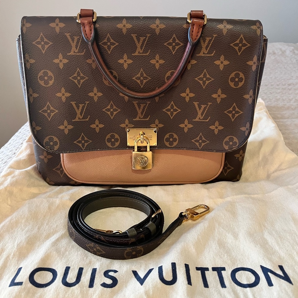 Authentic Louis Vuitton Monogram Marignan Satchel- FREE COA - Picture 3 of 9